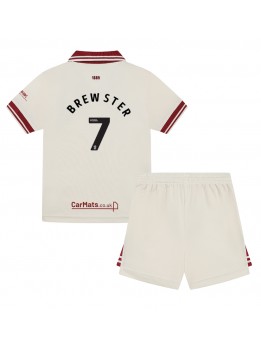 Sheffield United Rhian Brewster #7 Replika Tredje Kläder Barn 2024-25 Kortärmad (+ byxor)